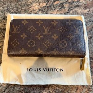 Brown and Pink Wallet